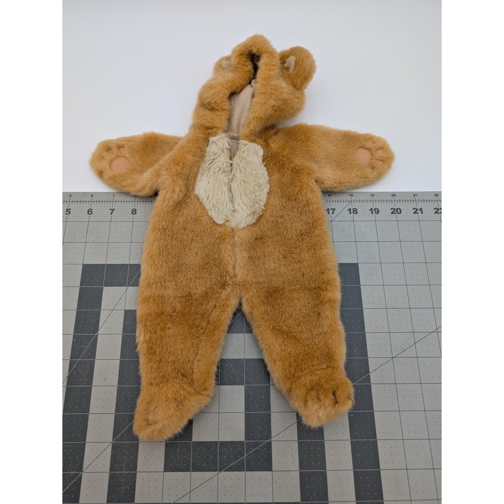 Pleasant Company Bitty Baby Doll Animal Costume Bear Brown